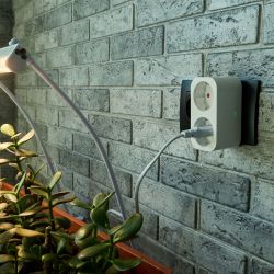 USH-A102 2G-WF WHITE Умный сетевой разветвитель Wi-Fi. 2 гнезда.16A. До 3680Вт. Голосовое управление+приложение UnielSmart. TM Uniel