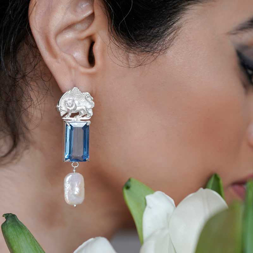 Серебряные серьги Arte Iran Banu 20220407 Иран