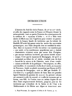 Le Royaume De Bourgogne (888-1038). Étude Sur Les Origines Du Royaume D'arles | René Poupardin