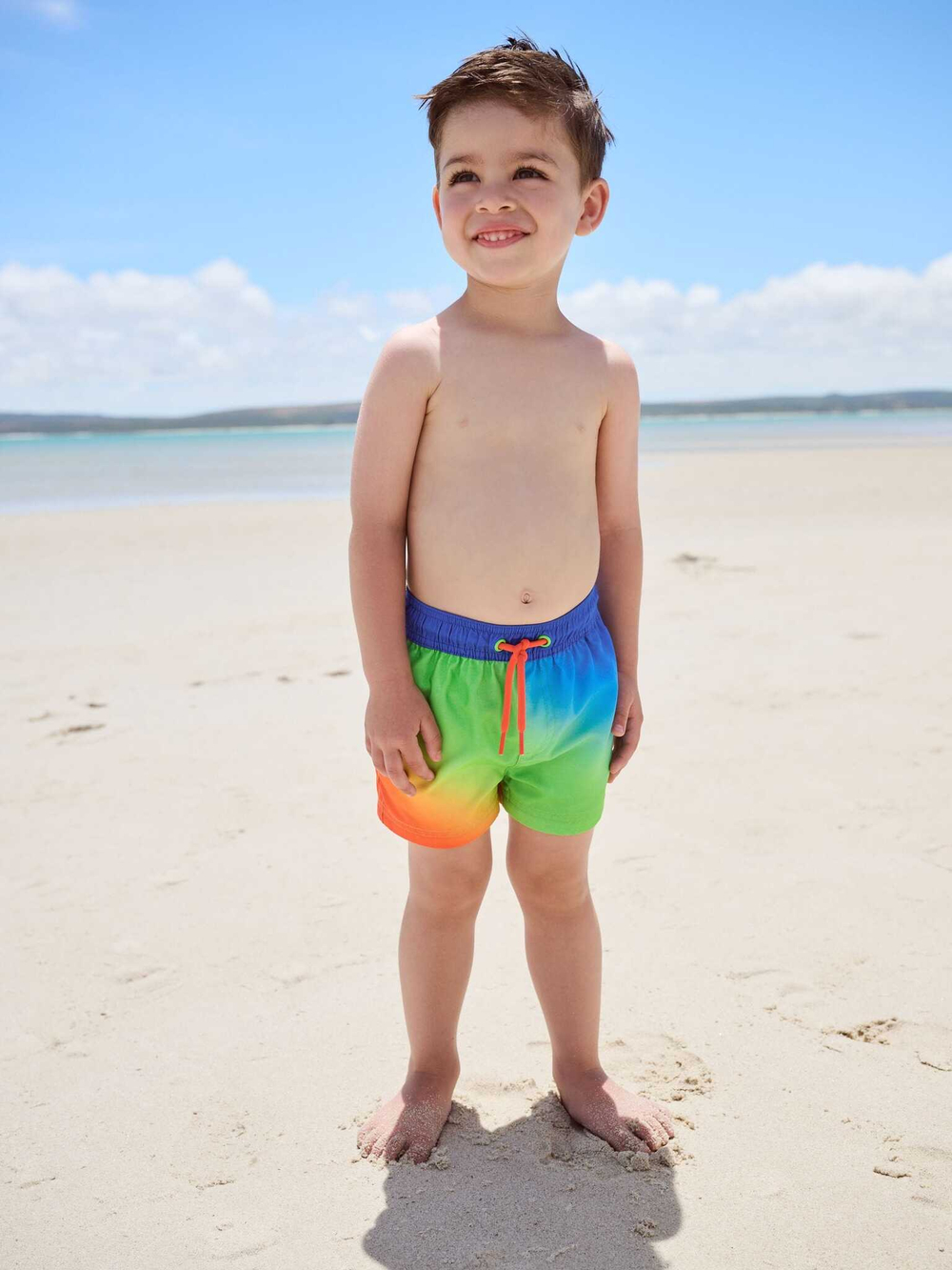 Плавки для мальчика Next E22-280, Синий, Салатовый