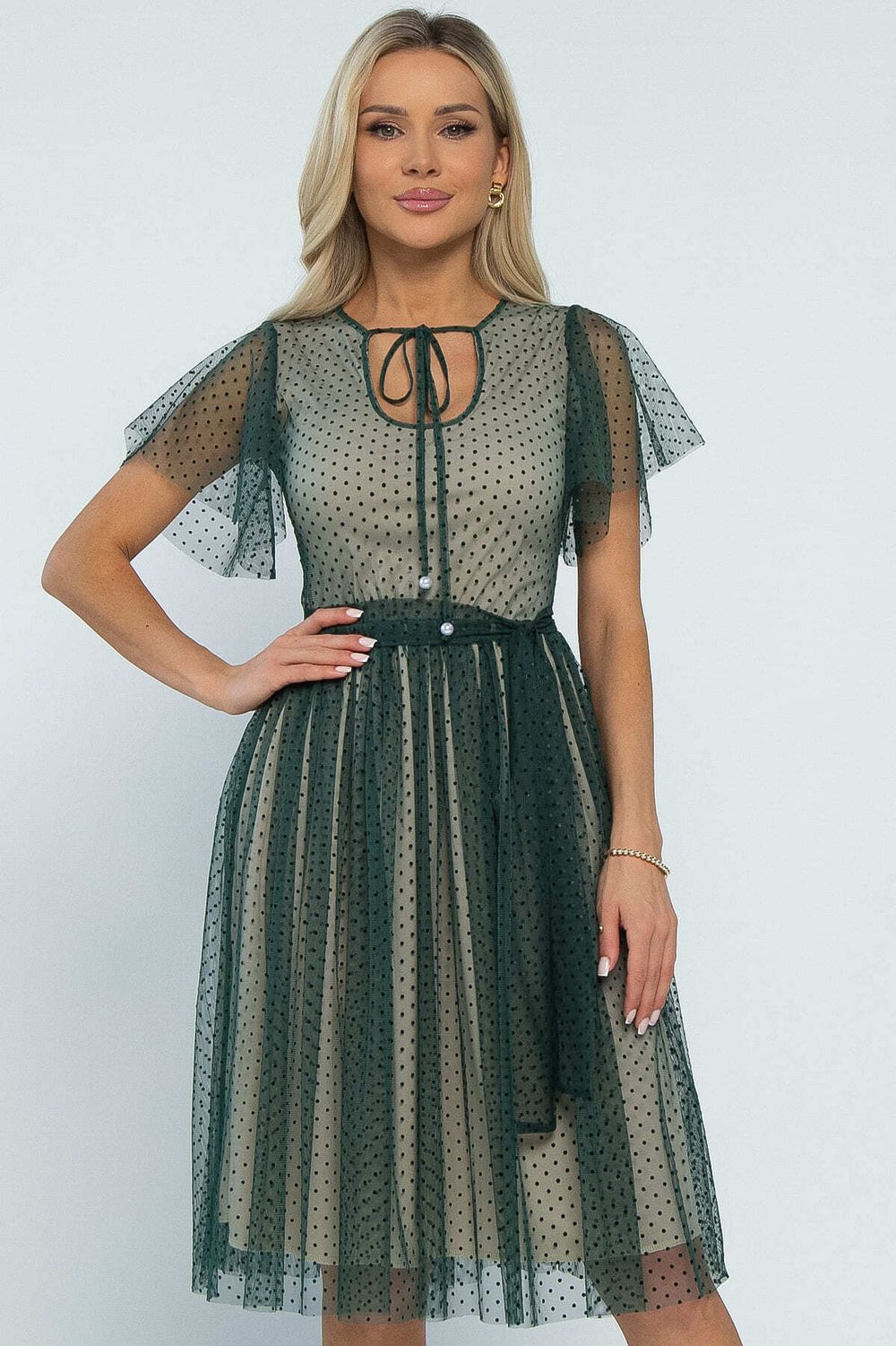 Платье У твоих ног (зеленое) П13340-39М LT Collection