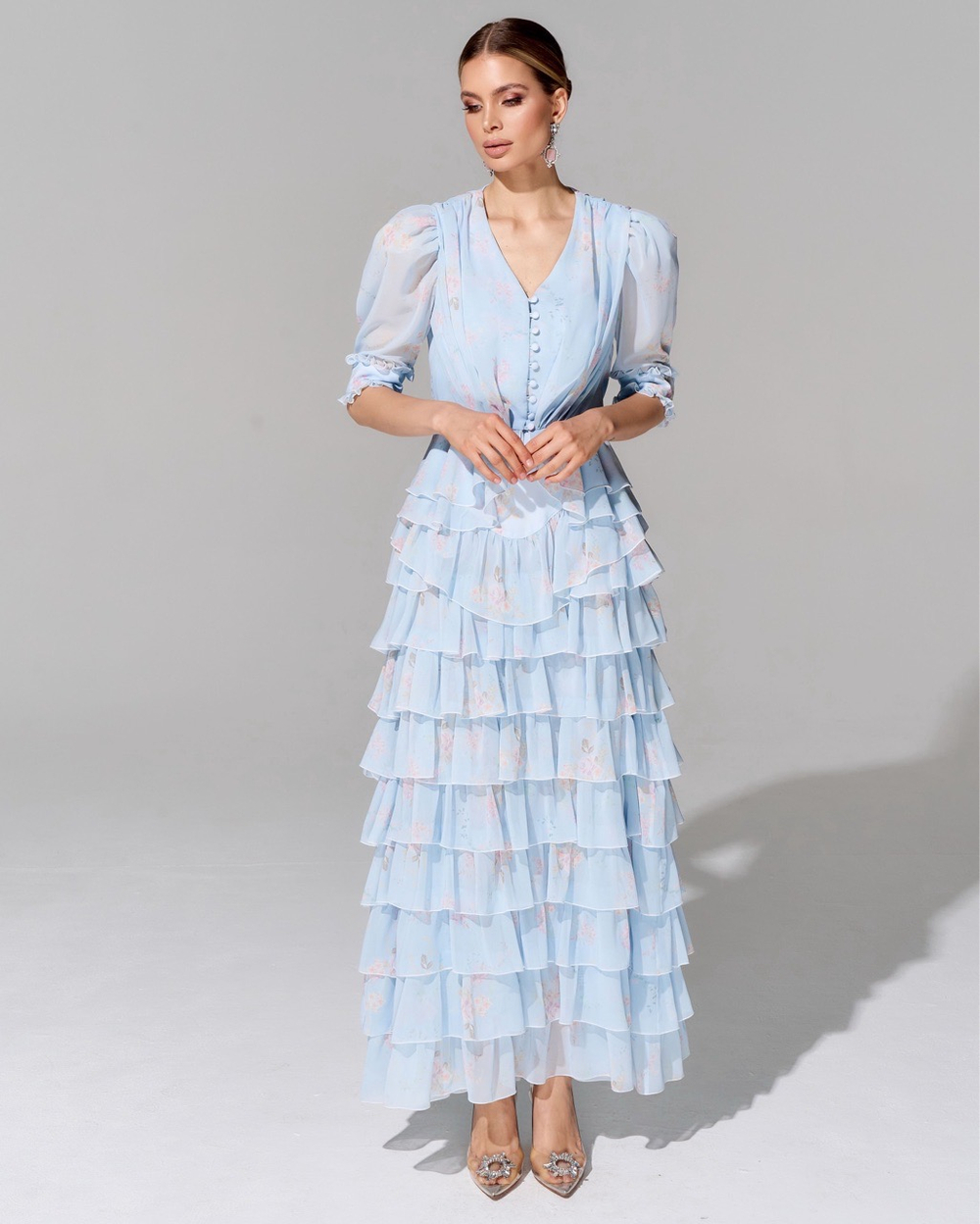 Блуза из премиального шифона