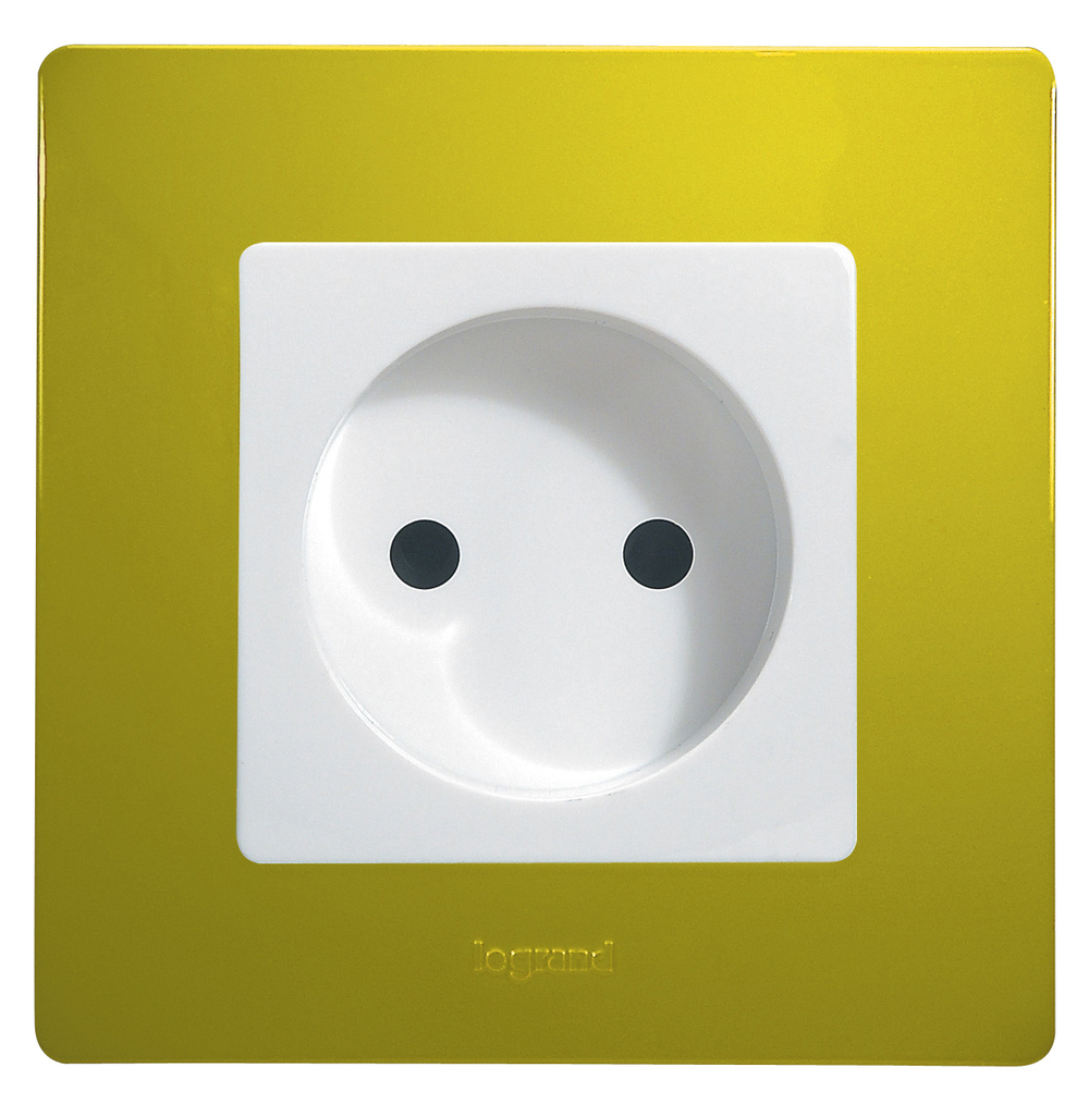 Рамка 1 пост зелёный папоротник ETIKA Legrand