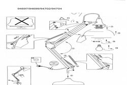 Настольная лампа офисная Eglo Borgillio 94702
