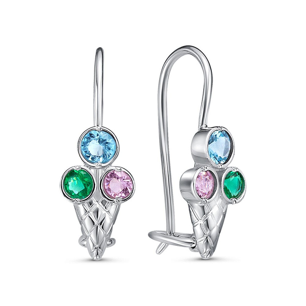 Серьги из серебра 925 пробы