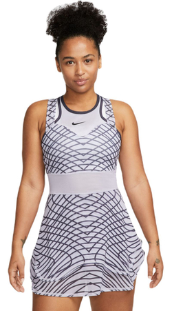 Теннисное платье Nike Court Dri-Fit Slam Dress - oxygen purple/gridiron/black