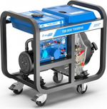 Генератор дизельный с воздушным охлаждением ТСС SDG 7000 EH3A открытая 100034