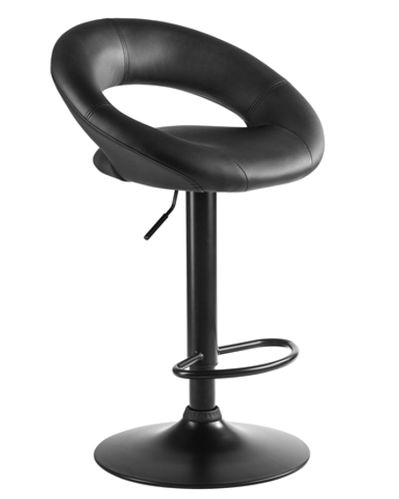 Стул барный DOBRIN MIRA BLACK, чёрный