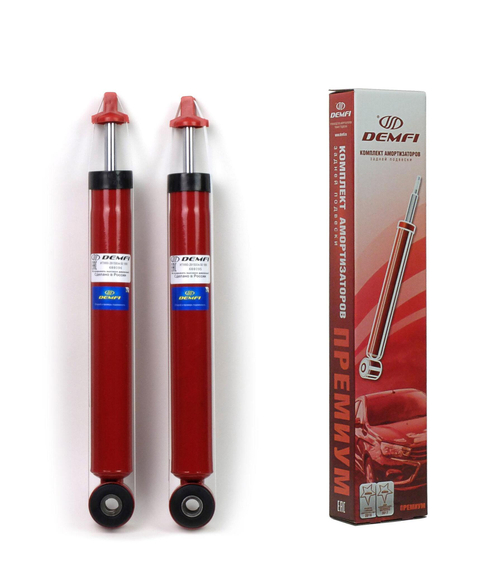 Стойка задняя ВАЗ 2180 Lada Vesta газомасляная премиум занижение на 50 мм Демфи