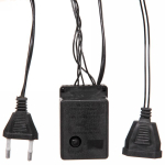 Гирлянда для дома Полусфера 7 м 50 ламп LED черный пров. Красный (возможность соединения)