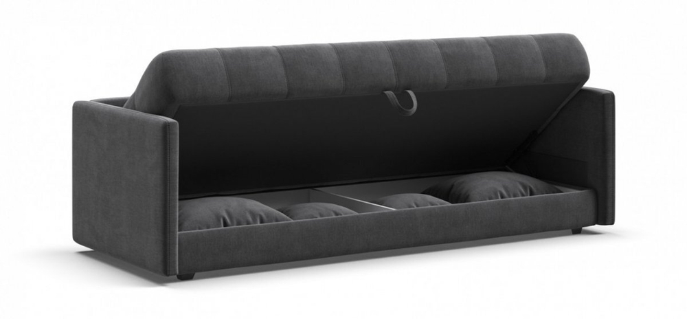 Тахта Босс Велюр Монолит серый