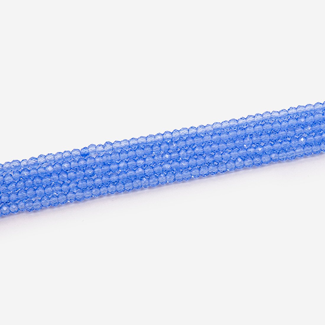 Хрустальные бусины, оттенок "Голубой", 3*2мм, рондель
