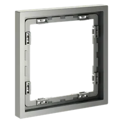 Рамка пластиковая VOLTUM S70 на 1 пост, (сталь) vls100105