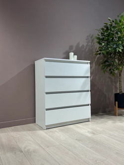 Комод 4 ящика «Денвер» Белый