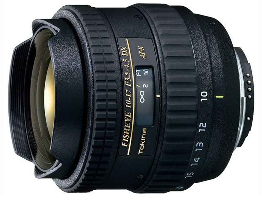 Объектив Tokina AT-X 107 DX Fisheye 10-17mm f/3.5-4.5 Black для Nikon