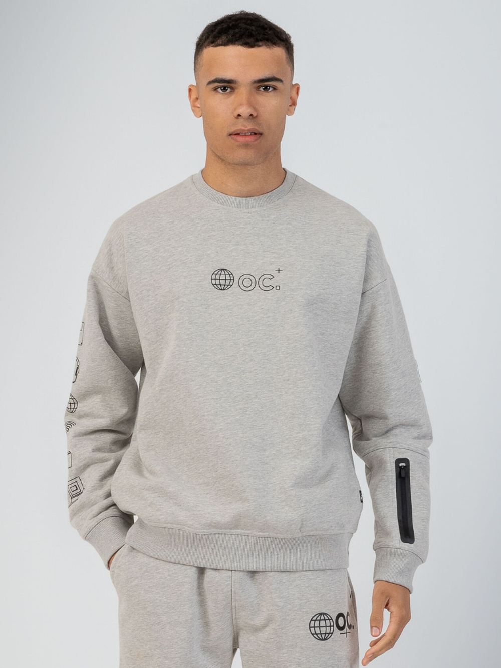 Свитшот мужской ORIGINAL CREATOR GLOBE SWEATSHIRT, Серый