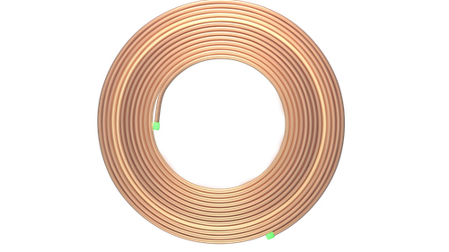 Труба медная 09,52x0,81x50000мм (3/8"х0,032") Refpipe Strong SPL-09081-50RS