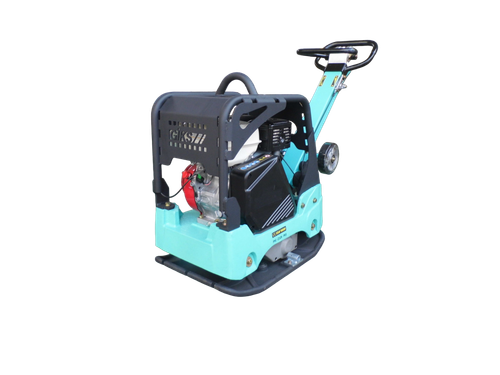 Виброплита реверсивная GIKS PHC-210H PRO гидравлика - [210 кг / 37 кН / Honda GX270] ручной старт