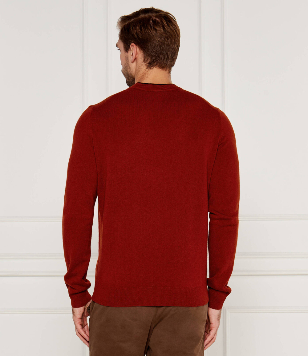 Шерстяной свитер Ebacio BOSS BLACK - красный(50526844)