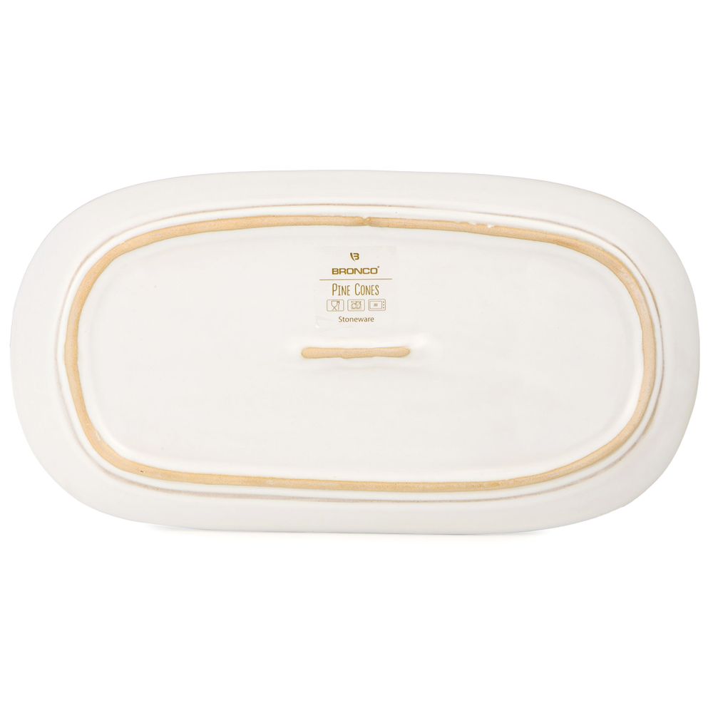 БЛЮДО СЕРВИРОВОЧНОЕ КОЛЛЕКЦИЯ "PINE CONES", 30,2*16*3,1 СМ