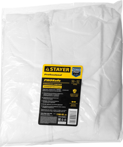 STAYER р. 50-52, защитный комбинезон из ламинированного спанбонда, Professional (1160-50)