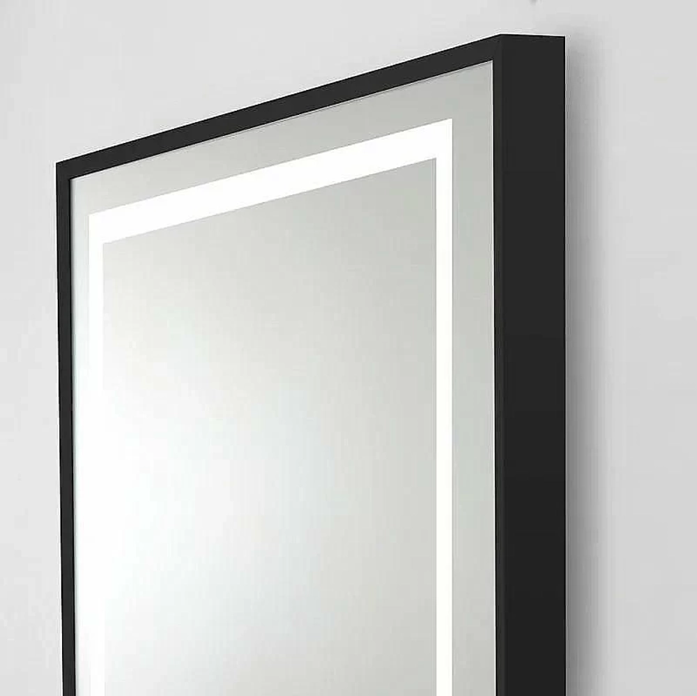 Зеркало BelBagno Kraft SPC-KRAFT-1200-800-LED-TCH-WARM-NERO черный