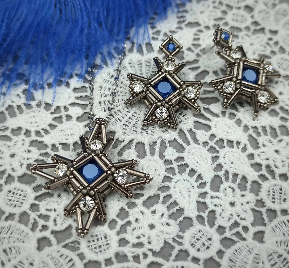 Набор для создания комплекта украшений Путеводная звезда, Royal Blue