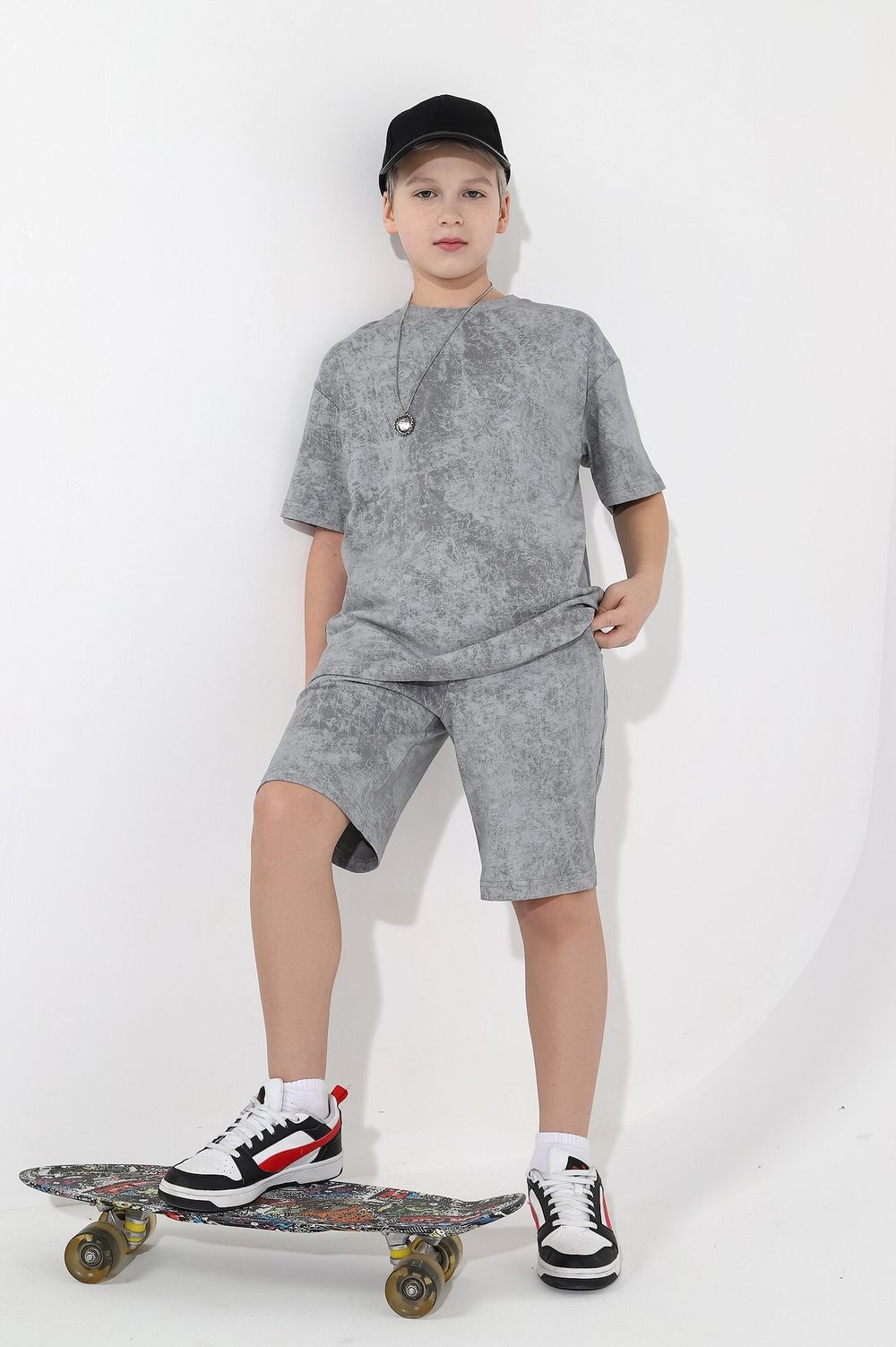 Костюм для мальчика Дым-1 Виотекс СЕРЫЙ