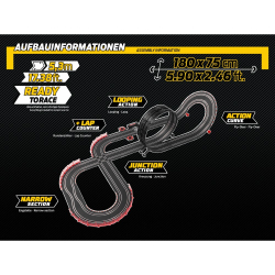 Carrera GO!!! - Автотрек 5,3 м Chase'n Race + 2 машинки 62577 / артикул   62577  / GTIN 4007486625778