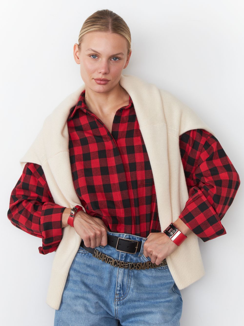 БАЗОВЫЙ РЕМЕНЬ С ПРЯМОУГОЛЬНОЙ ПРЯЖКОЙ BLACK