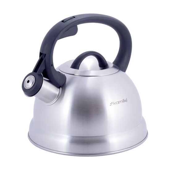Чайник 1,8 л. из нержавеющей стали со свистком Kamille KM-1081