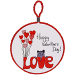 Подставка керамическая 16 см «LOVE» воздушные шарики