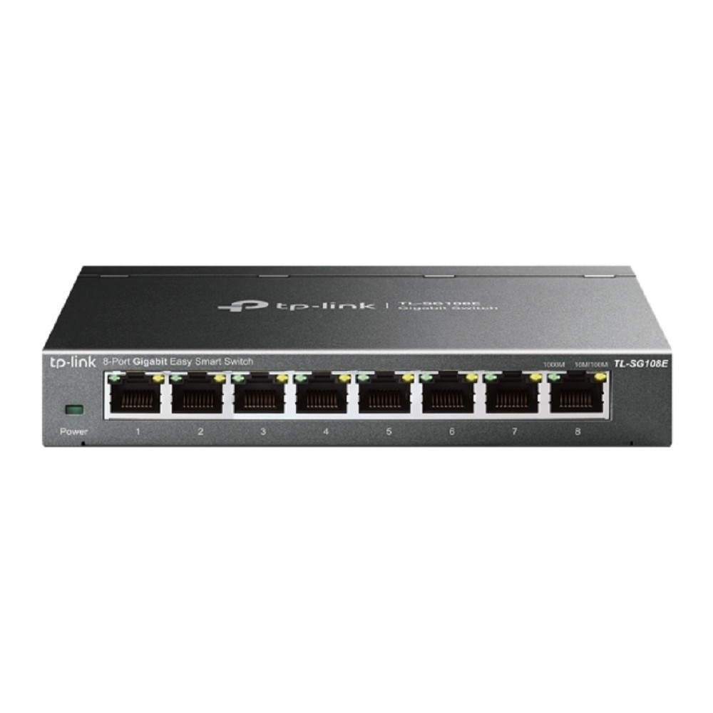 Коммутатор TP-Link TL-SG108E Коммутатор Easy Smart с 8 гигабитными портами
