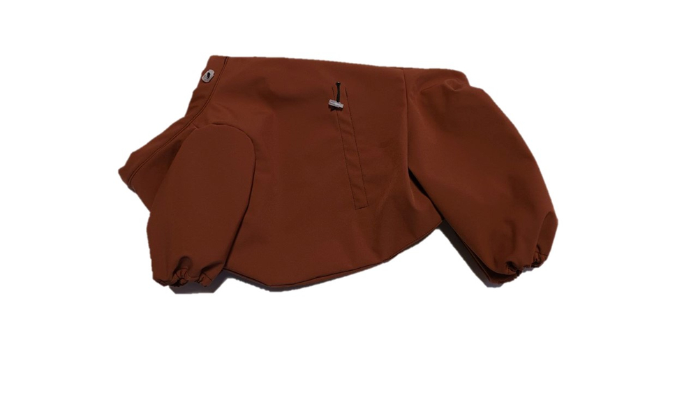 Комбинезон утепленный флисом 29Т мальчик (обхват груди 63-69) коричневый