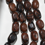 Обсидиан махагон натуральный, фриформ 16,5-19,5мм.