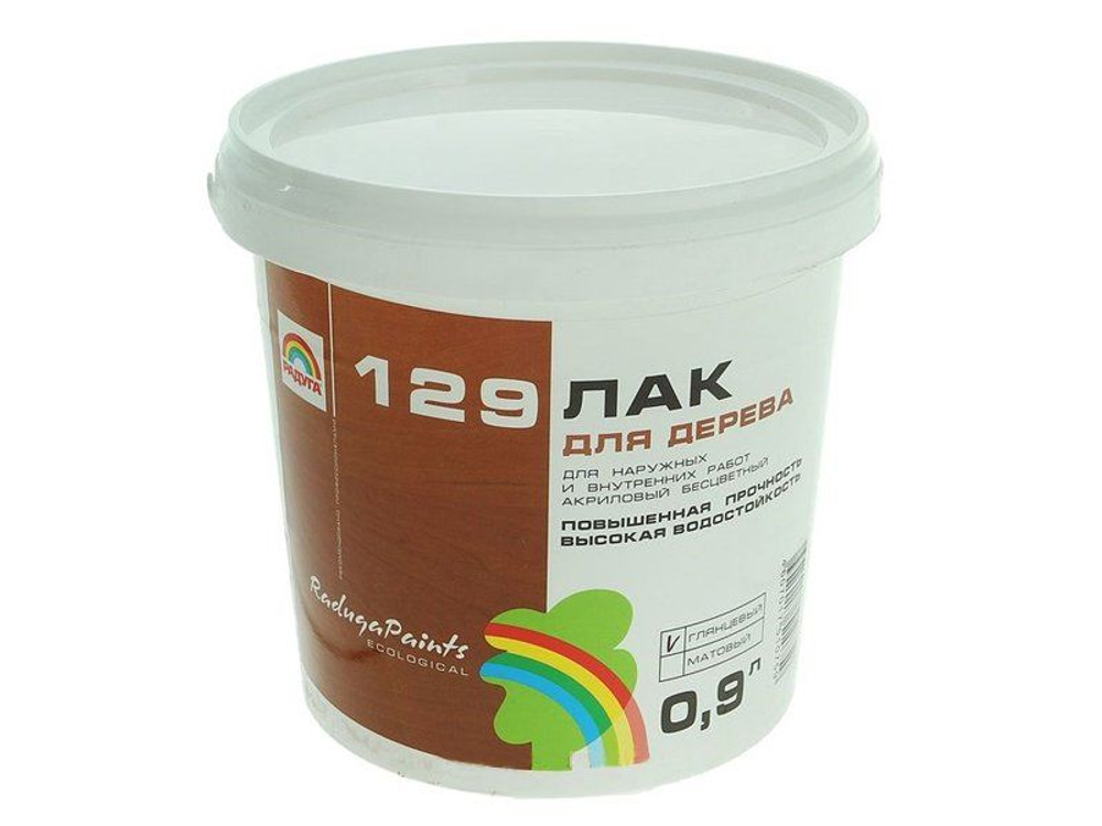 Лак для дерева Радуга-129 глянцевый (0,9л)