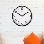 Часы настенные круглые d19,5см "Классика", корпус черный