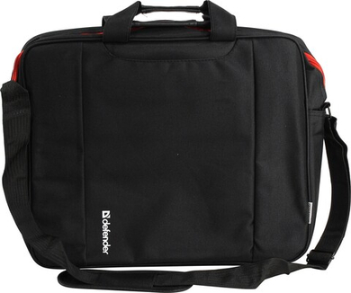 Сумка Defender Geek 15.6" < 26084 > (полиэстер, чёрная, 15.6")