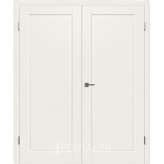 Купить Распашная двустворчатая эмаль VFD Porta Ivory слоновая кость глухая