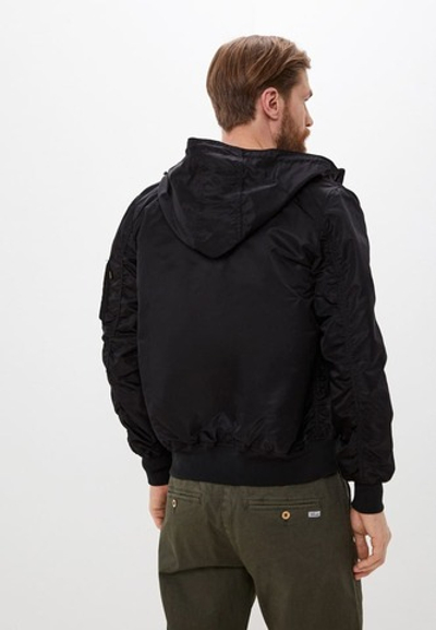 Куртка Бомбер L-2B Hooded GEN II (черная - black)
