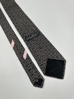 Галстук чёрный «Лук» Salvatore Ferragamo