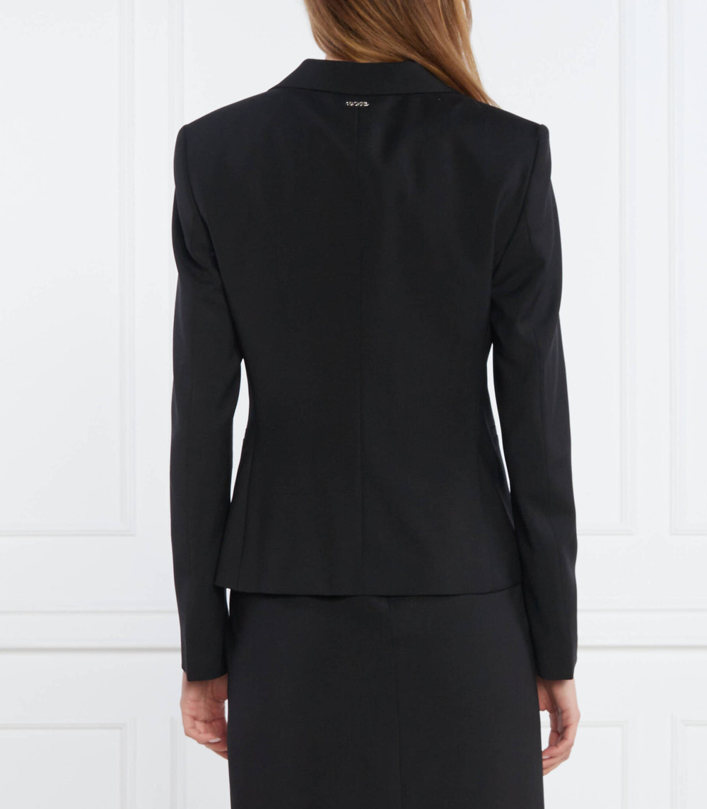 хлопковый пиджак jarua BOSS BLACK - черный(50490020)