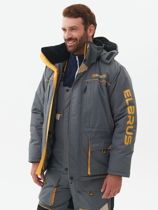 Костюм зимний Elbrus ткань Hit Membrane цвет Серый/Банан