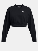 Свитшот женский Under Armour UA Rival Terry OS Crop Crw-BLK
