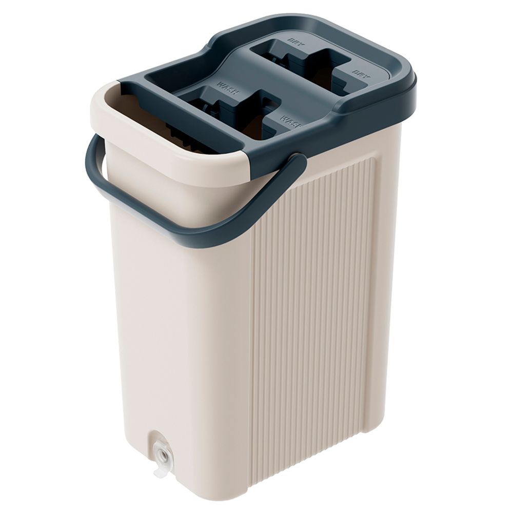 Швабра с отжимом и ведром Cleanup, 7 л.