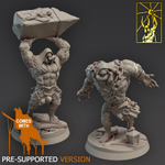 Grand Alliance Destruction Gloomspite Gitz Rockgut Troggoths 1 шт. миниатюра для dnd, днд, pathfinder, фентези, Настольная игра, НРИ, Варгейм, РПГ
