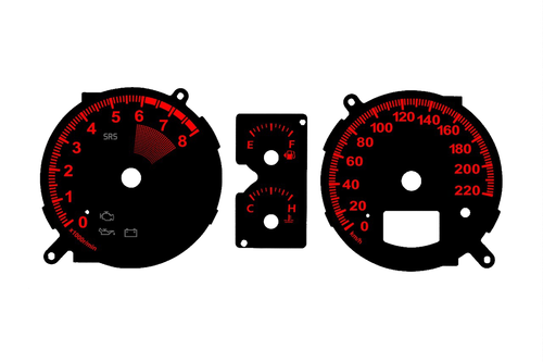 Шкала приборов Mitsubishi Outlander