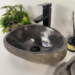 Раковина из речного камня RS-64868 37*29*15 0855