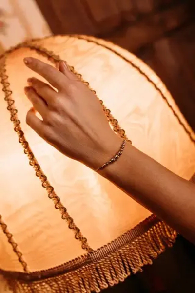 Браслет с шарами и алмазными гранями в золочении