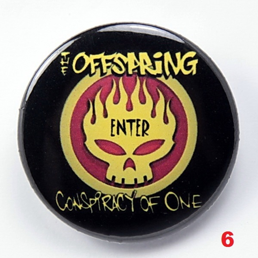 Значок The Offspring ( в ассортименте )